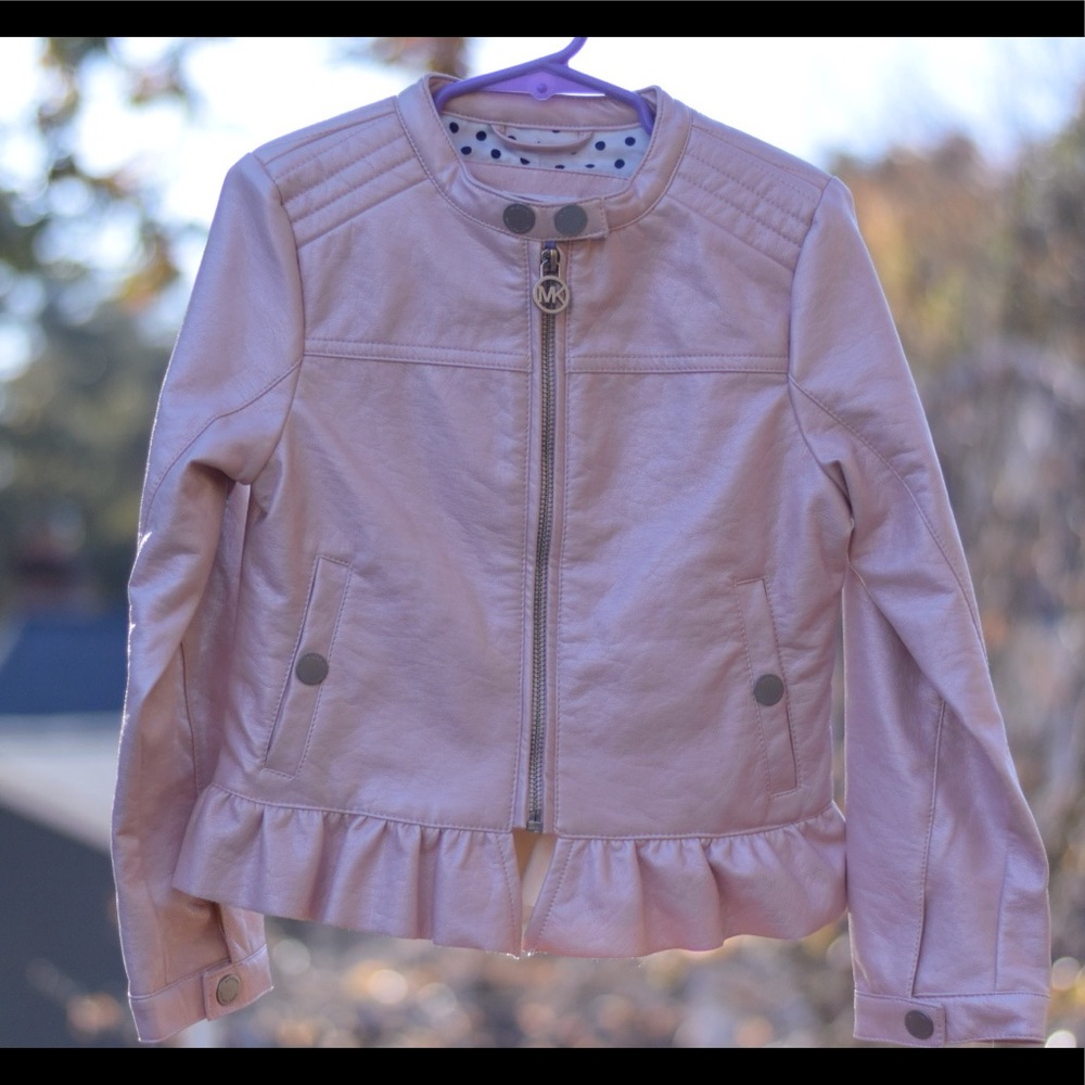 Michael Kors Leather Jacket  PU 5/6